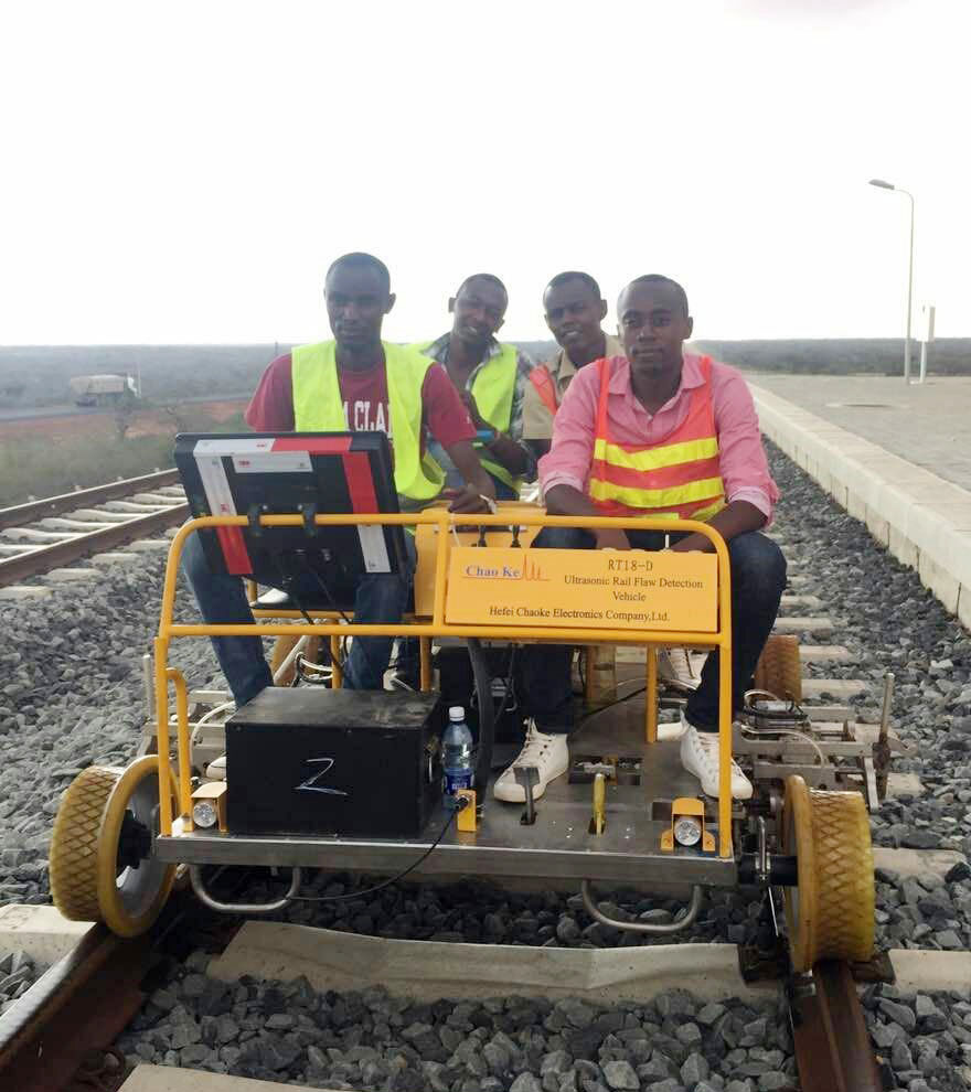 rail ultrasonc flaw testing equipment